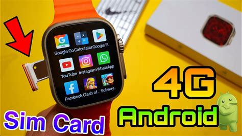 android smart watch sim card|smart watch with sim facility.